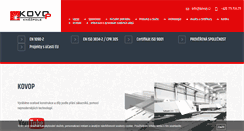 Desktop Screenshot of kovop.cz